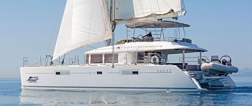 Lagoon 560 Luxury Crewed Catamaran Greece Main
