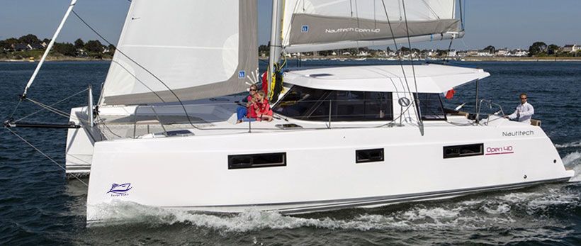 Nautitech Open 40 Catamaran Charter Greece Main
