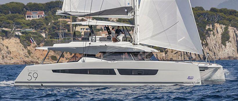 Samana 59 Catamaran Charter Greece Main